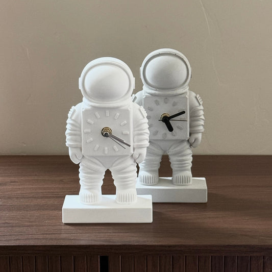 Concrete Astronaut Standing Clock