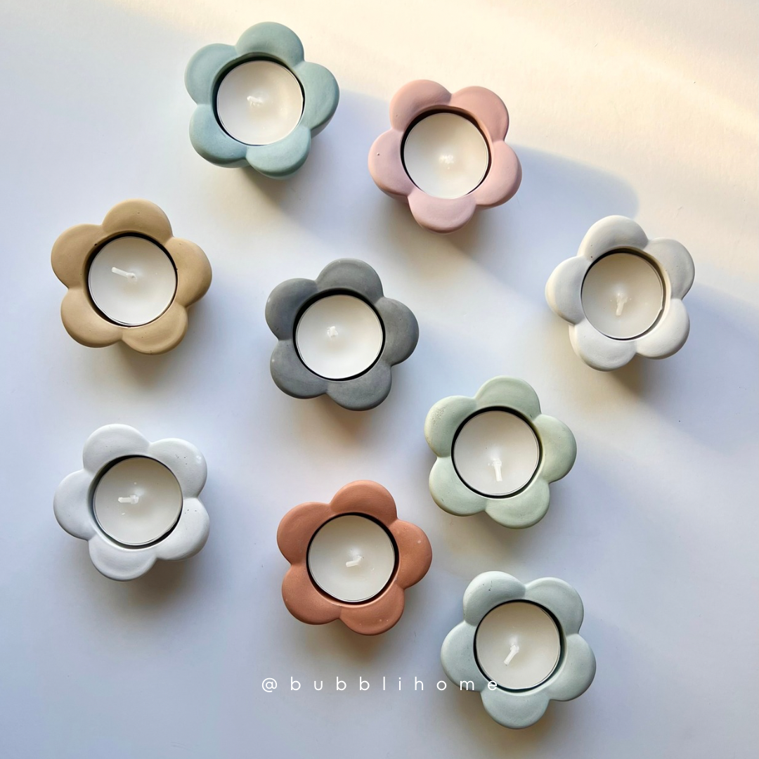 Flower Tea Light Holder